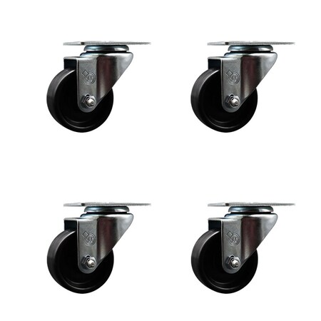 Service Caster Beverage-Air 185C28092AAA Replacement Caster Set, 4PK BEV-SCC-20S314-POS-4